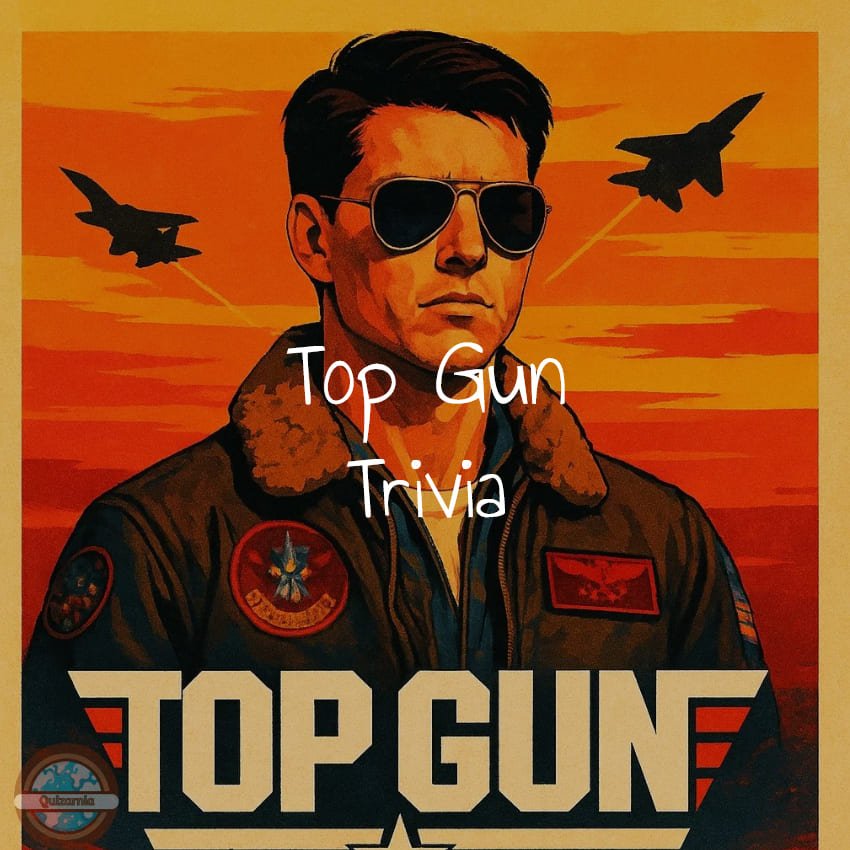 A tricky Top Gun trivia game